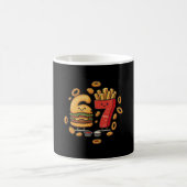 Mug Nourriture Rapide Drôle 67 Burger Frites Nugget de (Centre)