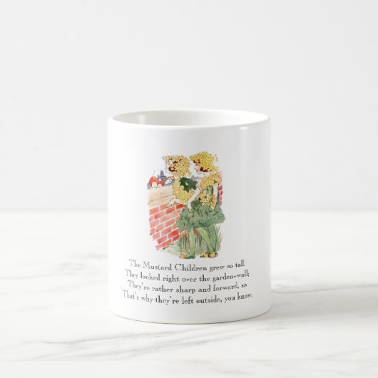 Mug Nourriture vintage Rhyme Mustard Nourriture Cute E (Centre)