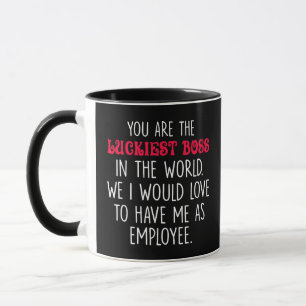 Mug Nous aimerions que je sois un cadeau de travailleu