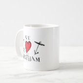 Mug nous aimons le chatham (Devant gauche)