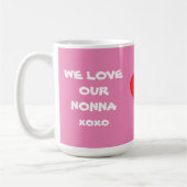 Mug NOUS AIMONS NOTRE NONNE - Soft Rose Italien Granny (Gauche)