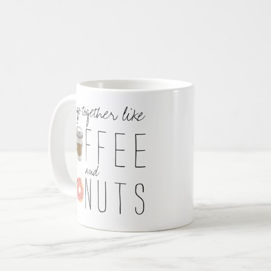 Mug Nous Allons Ensemble Comme Café & Donuts (Devant gauche)