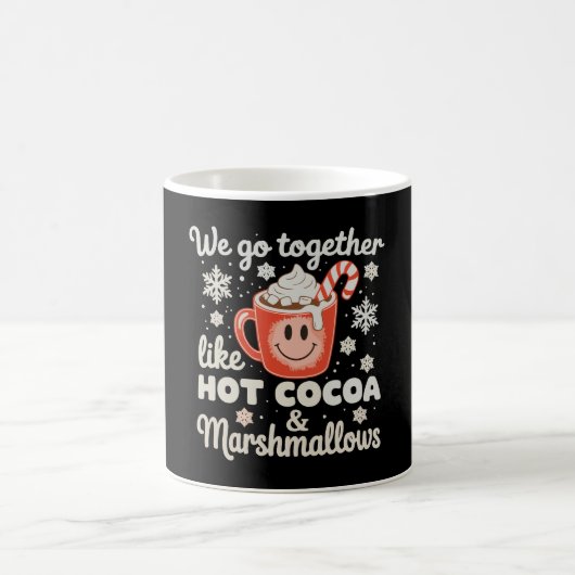 Mug Nous allons ensemble comme des guimauves de cacao (Centre)