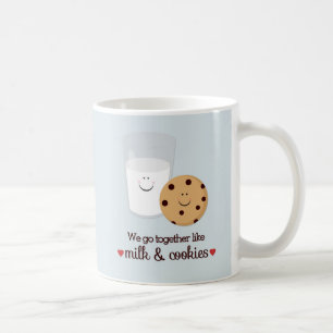 Mug Nous allons ensemble comme le lait et des biscuits