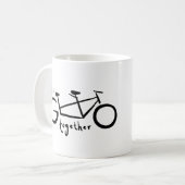 Mug Nous Allons Ensemble Vélo Tandem (Devant gauche)