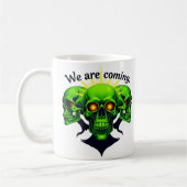 Mug Nous arrivons : le pouvoir et la peur en un seul d (Gauche)