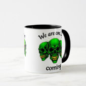 Mug Nous arrivons : le pouvoir et la peur en un seul d (Devant droit)