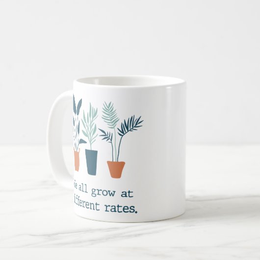 Mug Nous Augmentons À Des Taux Différents (Devant gauche)