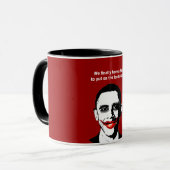 MUG NOUS AVONS FINALEMENT UN VISAGE POUR METTRE DESSUS (Devant gauche)