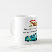 Mug "nous avons vendu nos immobiliers…."tasse (Devant gauche)