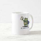 Mug Nous Chartons à l'Aube Grenouille Infirmière - Che (Devant droit)
