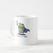 Mug Nous Chartons à l'Aube Grenouille Infirmière - Che (Devant gauche)