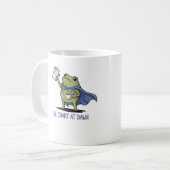 Mug Nous Chartons à l'Aube Grenouille Infirmière - Che (Devant gauche)