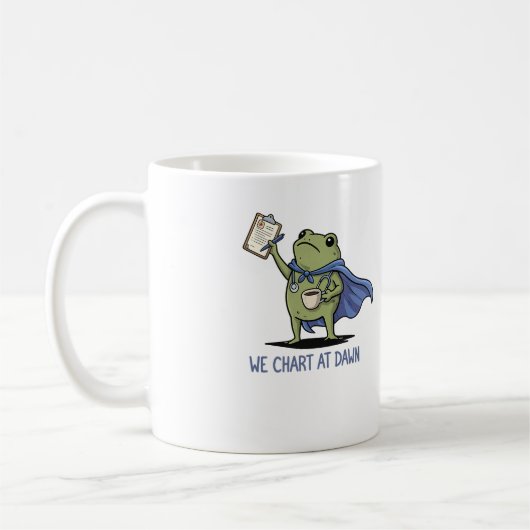 Mug Nous Chartons à l'Aube Grenouille Infirmière - Che (Gauche)