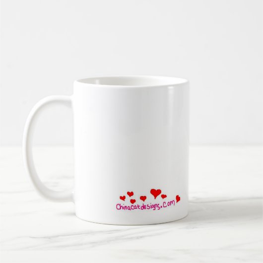 Mug Nous (coeur) vous grand-maman ! (Gauche)