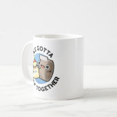 Mug Nous Devons Coller Ensemble Funny Sticky Tape Coll (Devant gauche)