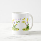 Mug Nous devons cultiver notre jardin (Devant droit)
