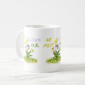 Mug Nous devons cultiver notre jardin (Devant gauche)