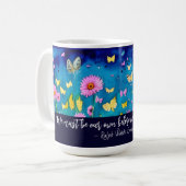 Mug Nous Devons Être Notre Propre Citation Florale (Devant gauche)