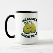 Mug Nous faisons une grande poire personnalisée cadeau (Gauche)