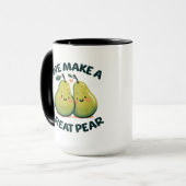 Mug Nous faisons une grande poire personnalisée cadeau (Devant gauche)