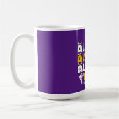 Mug Nous gagnons presque toujours le Vikings football (Gauche)