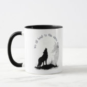 Mug Nous hurlons tous à la même citation inspirée de l (Gauche)