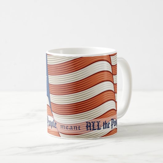 Mug Nous le peuple - (Devant droit)