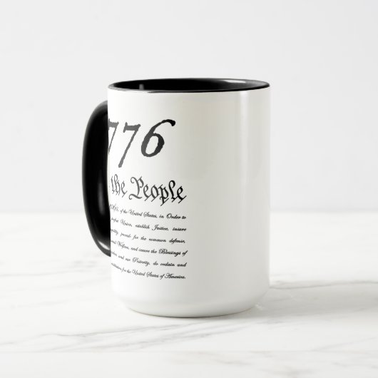 Mug Nous le peuple - 1776 (Devant gauche)