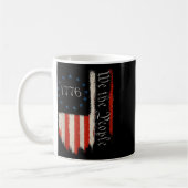 Mug Nous Le Peuple 1776 Jour de l'Indépendance des Éta (Gauche)