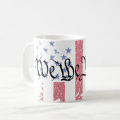 Mug Nous, le peuple américain, le drapeau de la paix (Devant gauche)