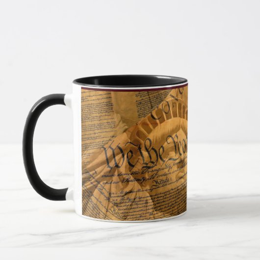 Mug Nous Le Peuple Constitution Américaine (Gauche)