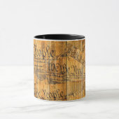 Mug Nous Le Peuple Constitution Américaine Bois Rustiq (Centre)