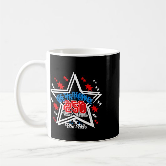 Mug Nous Le Peuple Drapeau États-Unis 250 Ans 1776 202 (Gauche)