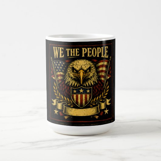 Mug Nous Le Peuple – Fierté Constitutionnelle Américai (Centre)