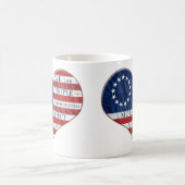 Mug Nous Le Peuple Le Coeur Du Drapeau Américain (Centre)