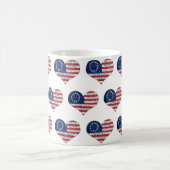 Mug Nous Le Peuple Le Coeur Du Drapeau Américain (Centre)