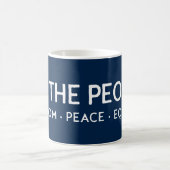 Mug NOUS LE PEUPLE Liberté Paix Égalité | Bleu (Centre)