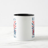 Mug Nous Le Peuple Ne Servons Aucun Roi Etoiles Bandes (Centre)