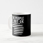 Mug Nous, Le Peuple, Nous N'Avons Pas Le Drapeau Améri (Devant gauche)