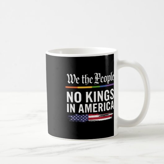 Mug Nous Le Peuple Pas De Rois En Amérique (Droite)