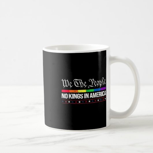 Mug Nous Le Peuple Pas De Rois En Amérique Drapeau Arc (Droite)