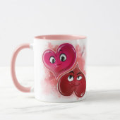 Mug Nous nous adaptons parfaitement ensemble Romantiqu (Gauche)