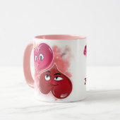 Mug Nous nous adaptons parfaitement ensemble Romantiqu (Devant gauche)