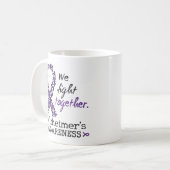 Mug Nous nous battons ensemble - sensibilisation à la (Devant gauche)