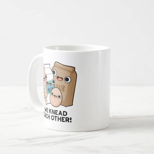 Mug Nous Nous Connaissons L'Un L'Autre Drôle Pun À Cui (Devant gauche)