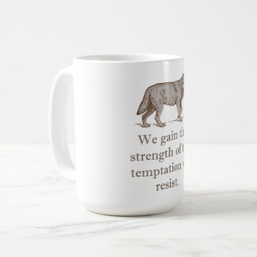 Mug Nous Obtenons La Force (Devant gauche)