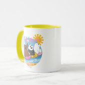 Mug Nous Ours Nus - Bonjour été! Amusons-nous (Devant gauche)