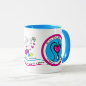 Mug Nous pleurons tous de la même façon 2 roses (Devant droit)