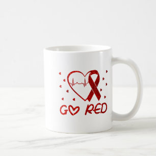 Mug Nous Portons Du Rouge En Février Go Red Sensibilis